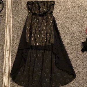 Black and cream dress